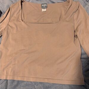 Arula Women's Long Sleeve Top in Tan